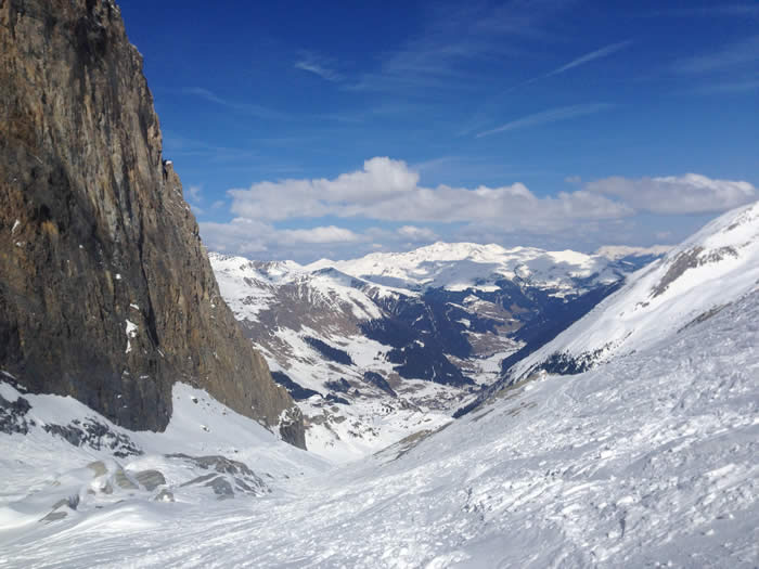 Hintertux Glacier Austria - off piste route